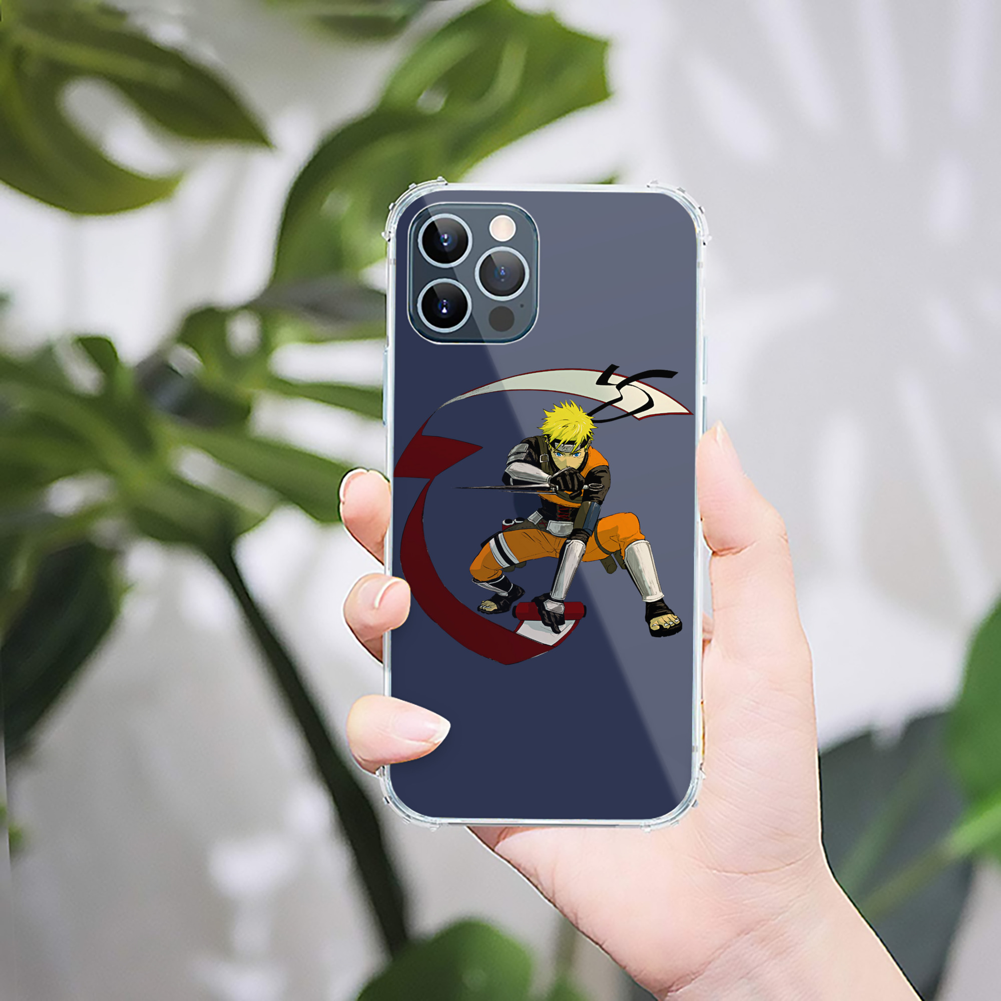 （画像用） NARUTO -ナルト- うずまき ナルト Uzumaki Naruto 【iPhone 12シリーズ対応】透明スマホケース（クリアソフトケース）